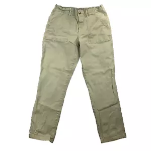 Pantalone Knox Rose sabbia beige donna medio dritto elastico in vita gamba toppa tasca - Foto 1 di 10