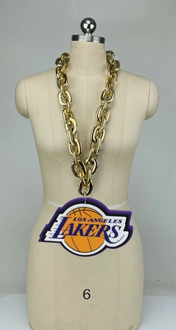 New NBA Los Angeles Lakers Gold Fan Chain Cover