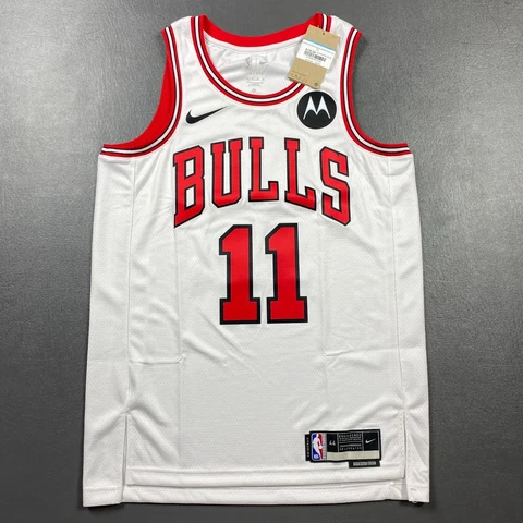 100% Authentic Demar DeRozan Nike Bulls Association Swingman Jersey Size 44 M Cover