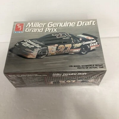 AMT/ERTL, NASCAR, #27, Miller Genuine Draft, Pontiac, Modelo 1/25. Escala  Foto 1 de 4