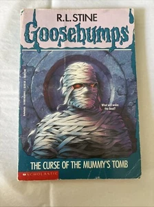 Goosebumps #5 The Curse of the Mummy's Tomb by R.L. Stine True First Print 1993 - Imagen 1 de 6