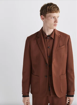 NEW Rag & Bone Shift Twill Soil Wool Blend Blazer Jacket Sz 38 NWT $695 - Image 1 of 4