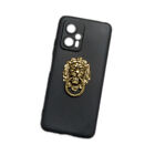 3D Metal Lion Head Finger Ring Stand Holder Soft TPU Cover for Xiaomi POCO X4 GT