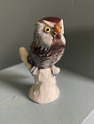 Vintage 1970s Goebel Owl Figurine #322 w/ Original Label West Germany