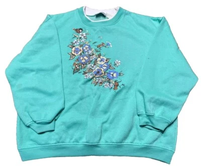 Sudadera Cottagecore Vintage Años 90 Ratones Pájaro Abuela Natural Animal C5 Foto 1 de 4