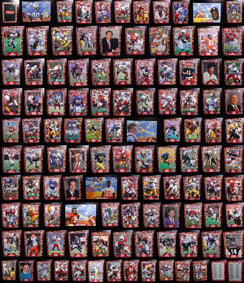 1991 Star Pics Prospects Football Cards You Pick From Drop Down List - Image 1 of 2