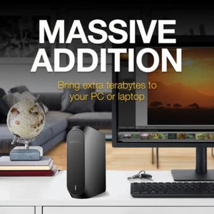 UnionSine Storage External Desktop Hard Drive USB3.0 Portable 1TB 4TB 8TB PS4 PC - Picture 1 of 31