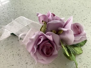 Lilac/lavender Corsage Bride, Groom Mum Nana Prom etc - Picture 1 of 2