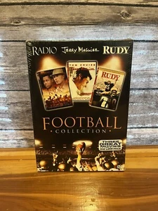 FOOTBALL COLLECTION RADIO JERRY MAGUIRE RUDY 3 DVD NEW SEALED BOX SET - Picture 1 of 3