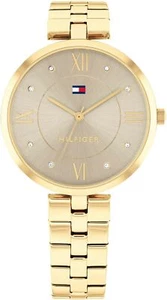 Tommy Hilfiger 1782685 Armbanduhr Damenuhr Edelstahl Goldfarben 34 mm B-WARE - Bild 1 von 3