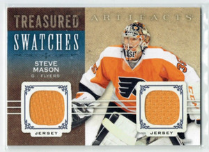 14-15 UD Upper Deck Artifacts Treasured Swatches  Steve Mason  Dual Jerseys