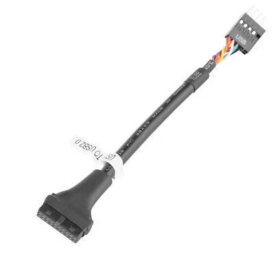 20pin Female to 9pin Male USB 3.0 2.0 Converter Cable Motherboard Header Wire - Image 1 of 4