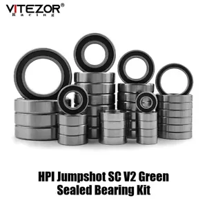 For HPI Jumpshot SC V2 Green Sealed Bearing Kit - Picture 1 of 5
