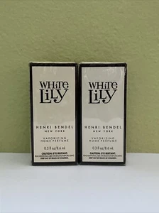(2) Henri Bendel LIRIO BLANCO Vaporizador Hogar Perfume Fragancia Aceite 0.3oz ~SELLADO~ - Imagen 1 de 3