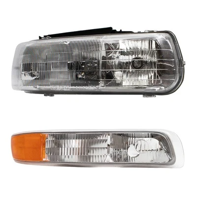 Passengers Headlight w/ Signal Marker Light for Chevy Silverado Tahoe Suburban - Изображение 1 из 4