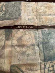 *Lucky Brand* Live In Love*Leather Wrap Bracelet Vintage - Picture 1 of 2