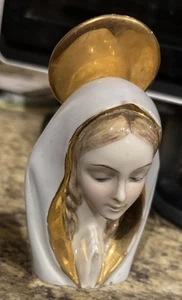 Vintage Betende Maria Madonna Keramik Übertopf Made In Italy - Bild 1 von 1