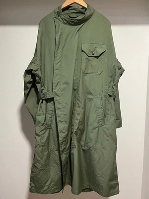 Engineered Garments MG Coat Medical Gown Olive PC Poplin M Polyester #EL ZCB - Image 1 of 3