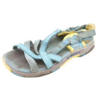 Cuero deportivo azul medio Merrell para niñas pequeñas 10 Foto 1 de 4