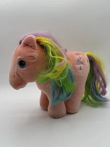 Hasbro Vintage My Little Pony 1984 Rainbow Pink Sombrilla Softies Paraguas Peluche - Imagen 1 de 6