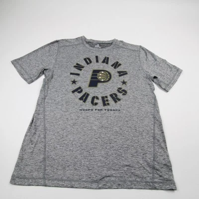 Indiana Pacers Fanatics Short Sleeve Shirt Men's Gray/Heather New - Image 1 of 4