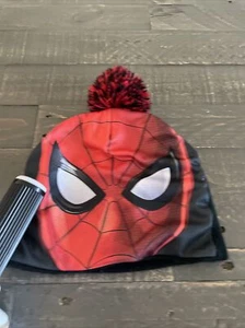 Black Spider-Man Eyes Knit Beanie Kids / Youth Warm Winter Cap dc7 - Picture 1 of 3