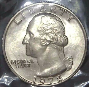 1978-P 25C Washington Quarter BU M/S 22wl0912 - Picture 1 of 2