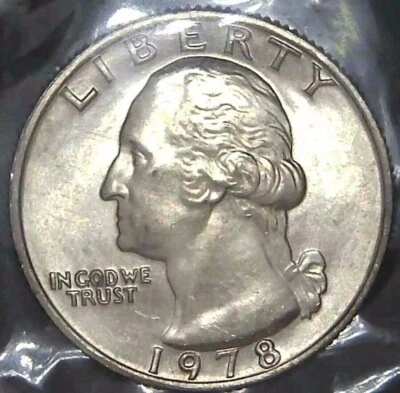 1978-P 25C Washington Quarter BU M/S 22wl0912 - Image 1 of 2