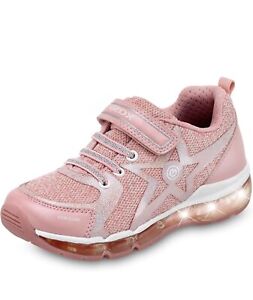 Geox Baby-Girl's Android 18 Sneaker, Rose/White, 24 M EU Toddler (8 US)