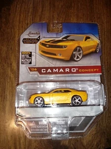 Chevy Camaro Concept 06 2006 Jada Die Cast Collectible Car 1:64 Yellow black New - Picture 1 of 3