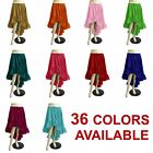 Flamenco Skirts 12 Yard Cotton Asym high & low Belly Dance gypsy Ruffle 33 color