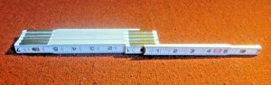Vintage Folding Ruler Wood Carpenters  Measure - Picture 1 of 1