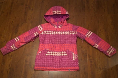 Burton Snowboard Jacket Youth Girls Medium 10 / 12 Dryride Pink Orange White - Image 1 of 4