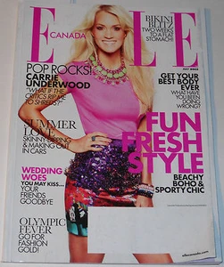 Revista Elle Canada julio 2012 Carrie Underwood Sarah Polley Jason Wu - Imagen 1 de 10