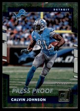 2017 Donruss Press Proofs Silver #31 Calvin Johnson /100