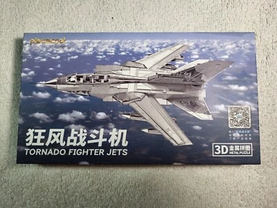Rompecabezas de metal 3D para adulto TORNADO avión de combate hágalo usted mismo juguete rompecabezas, VENDEDOR DE EE. UU.  Foto 1 de 2