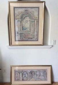 OVER SIZED IGER & KWAN Surrealist Framed Prints  Wall Art Large 29x37" & "18x40" - Picture 1 of 9