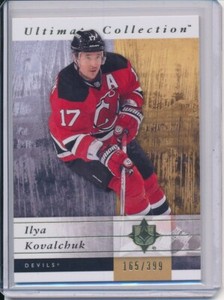 ILYA KOVALCHUK 2011-12 UPPER DECK ULTIMATE COLLECTION 165/399