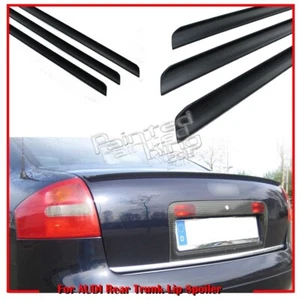Unpainted Fit For AUDI A6 C5 4D Sedan Trunk Lip Spoiler Wing 1998-2004 - Picture 1 of 6