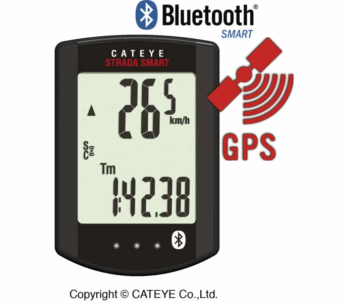 CatEye Cycle Computer Strada Smart CC-RD500B - Smartphone - GPS - Image 1 of 4