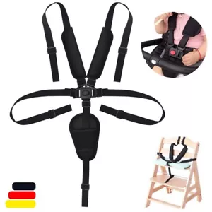 Baby 5 Punkt Sicherheitsgurt Gürtel für Kinderwagen Hochstuhl Buggy Universal DE - Bild 1 von 13