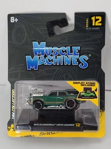 Maisto Muscle Machines 1970 Oldsmobile Vista Cruiser verde scala 1:64 nuovo - Foto 1 di 5