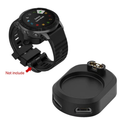 2 in 1 Type C/Micro Dock Watch Charger Adapters For Garmin Fenix 7 7X 7S 965 265 - Image 1 of 4