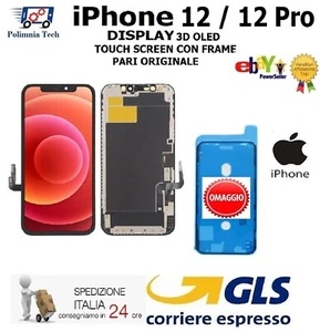 Display IPHONE 12/12 Pro Écran Tactile Frame Comme All'Original GLS - Photo 1/12