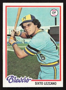 Sixto Lezcano 1978 Topps #595 Milwaukee Brewers EX+ {0416