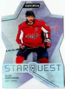 ALEX OVECHKIN 21-22 SYNERGY STARQUEST DIE CUT CARD # SQ-1 CAPS SNIPER 2021-22 - Picture 1 of 2