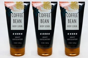 3 Bath & Body Works COFFEE BEAN Heavy Exfoliators Body Scrub 5 oz - Picture 1 of 2