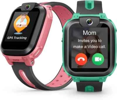 Kinder Smartwatch mit GPS mit SIM Armbanduhr GPS Tracker Wasserdicht SOS Tracker - Bild 1 von 4