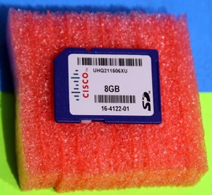 Tarjeta SD E100-SD-8G genuina CISCO 16-4122-01 8 GB para UCS E de ancho simple y doble - Imagen 1 de 1