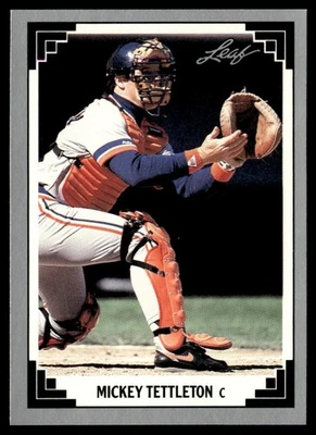 1991 Leaf Mickey Tettleton Detroit Tigers #322 - Image 1 of 2